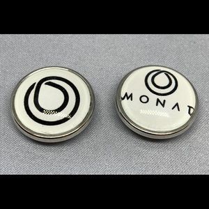 SALE - Monat Snap Button Charms - Set of 2